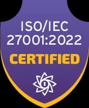 ISO/IEC 27001:2022 Certified