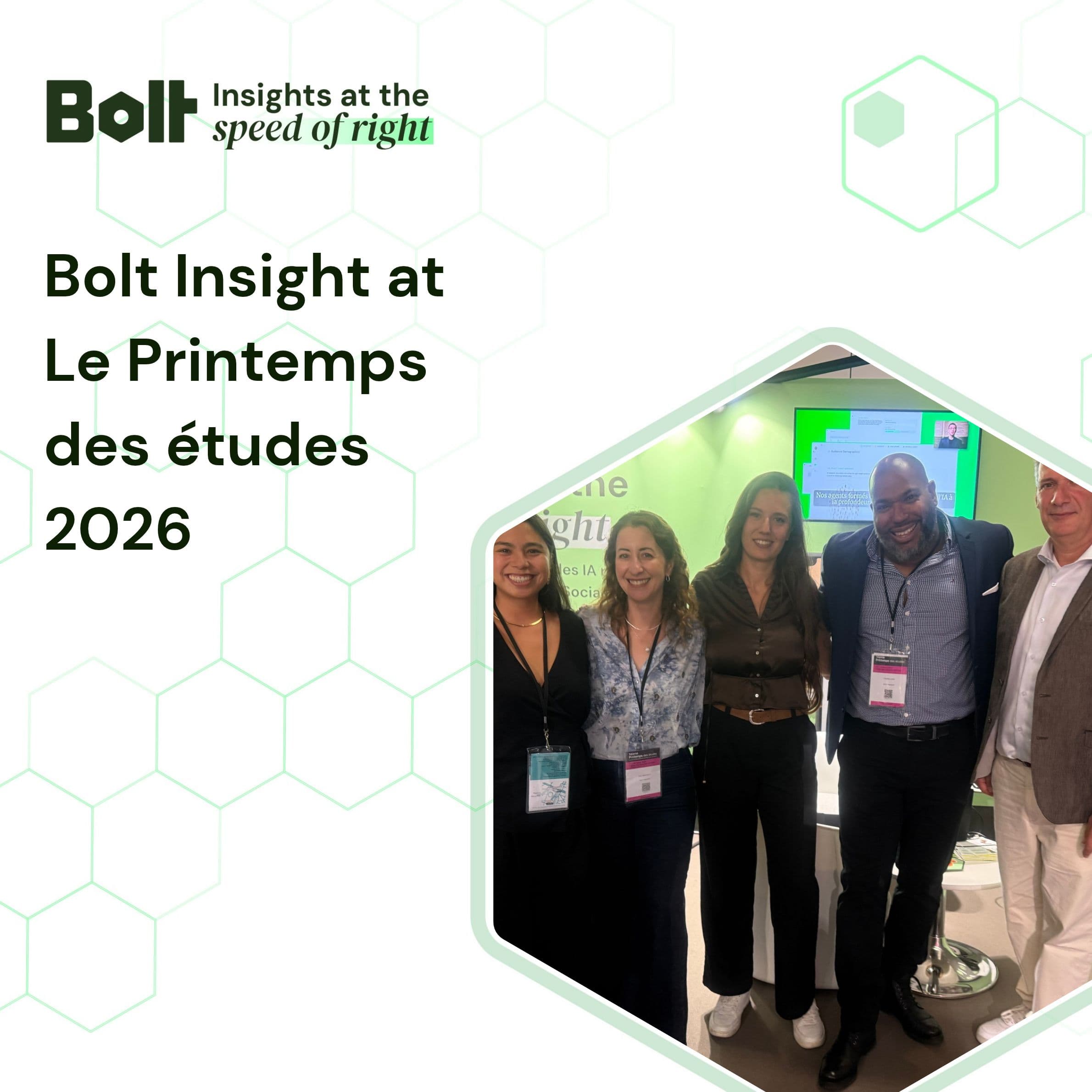 Bolt Insight at Le Printemps des études 2026