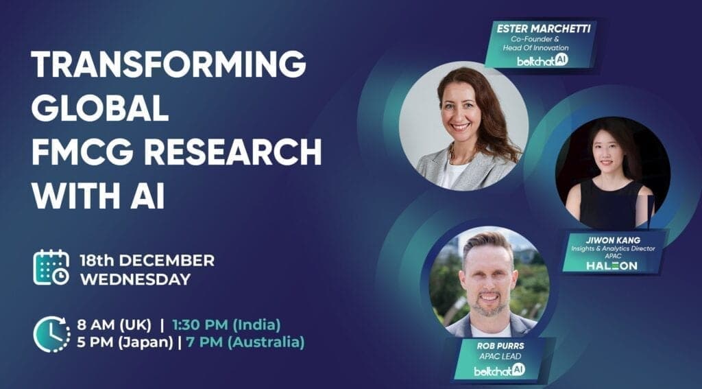 Webinar - Transforming Global FMCG Research with AI